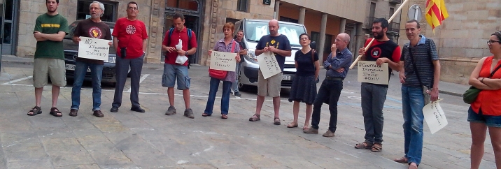 Concentració solidària amb el poble grec